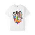 Mickey & Minnie Colorful Puzzle Heart T-Shirt