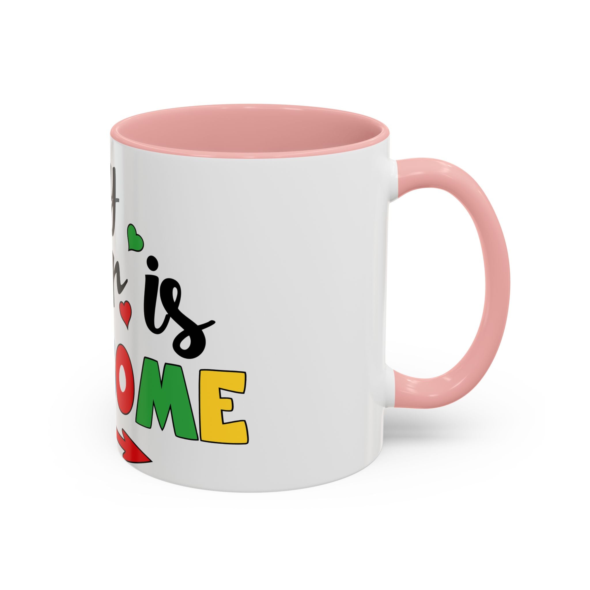 My Sister Is Awesome Coffee Mug — Colorful Heart & Arrow Accent Mug (11/15oz)