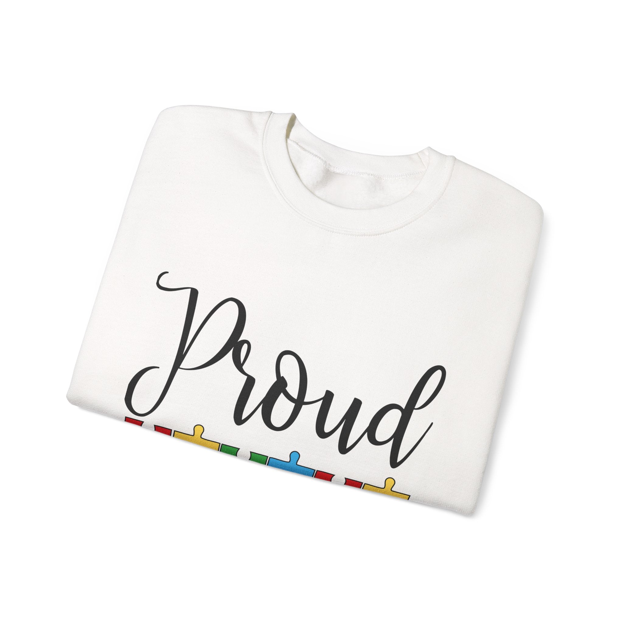 Proud Autism Mom Crewneck Sweatshirt