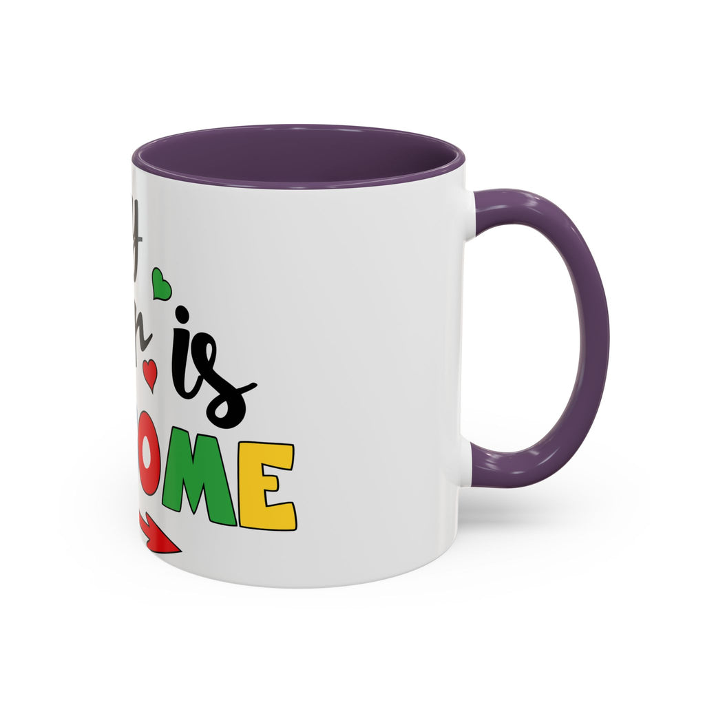 My Sister Is Awesome Coffee Mug — Colorful Heart & Arrow Accent Mug (11/15oz)
