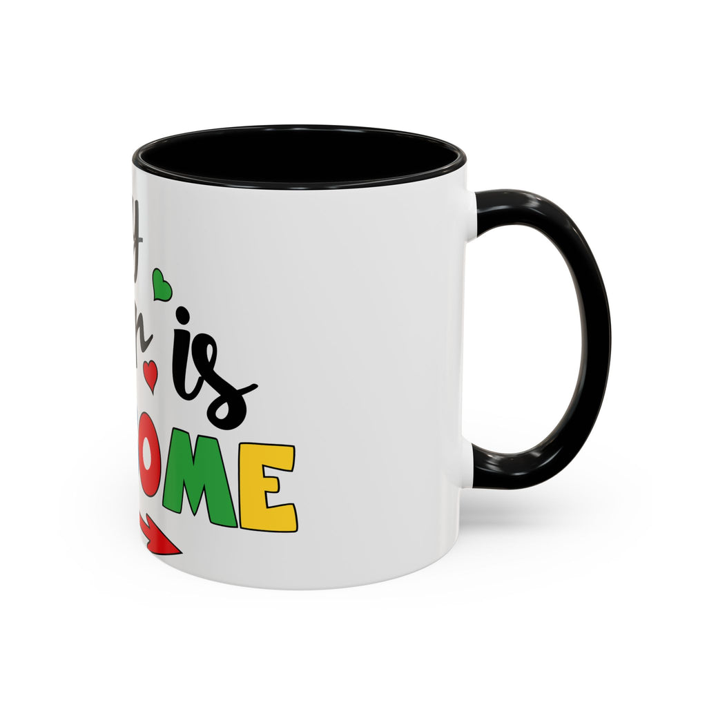 My Sister Is Awesome Coffee Mug — Colorful Heart & Arrow Accent Mug (11/15oz)