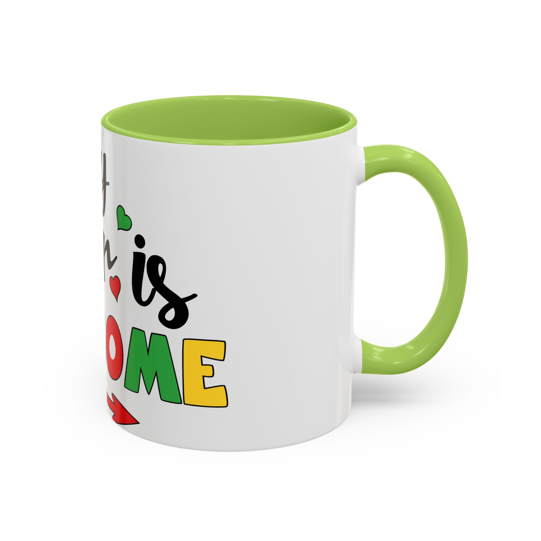My Sister Is Awesome Coffee Mug — Colorful Heart & Arrow Accent Mug (11/15oz)