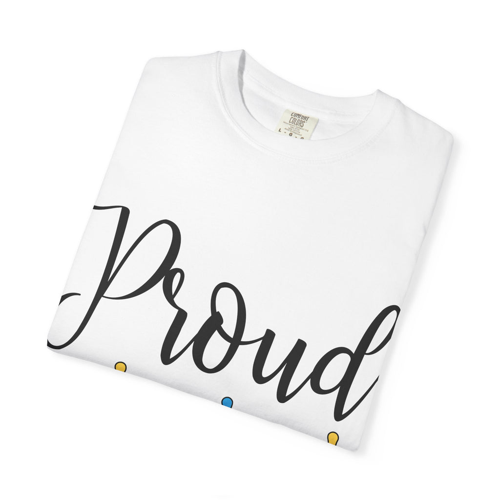 Proud Autism Mom T-Shirt — Colorful Puzzle Piece Awareness Tee