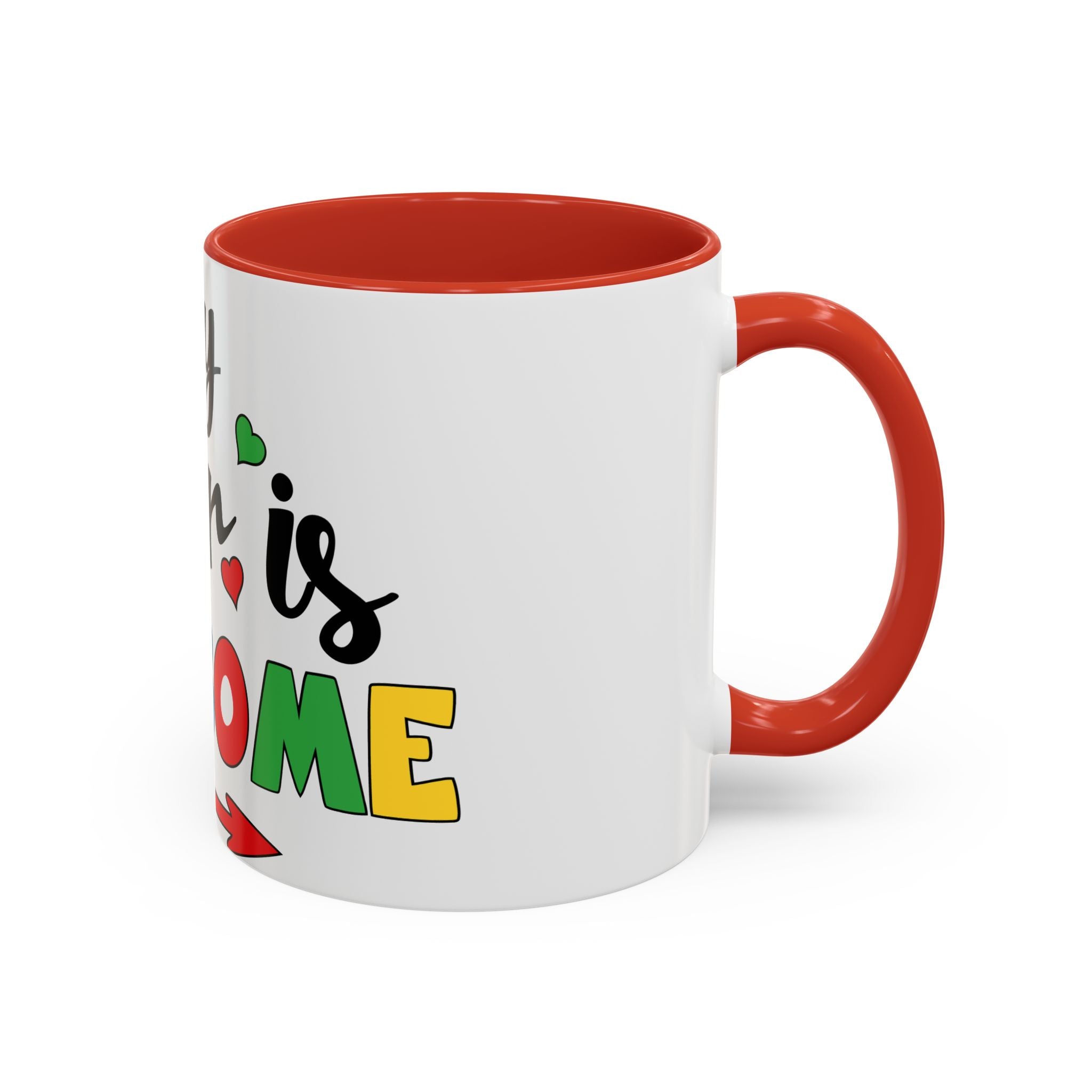 My Sister Is Awesome Coffee Mug — Colorful Heart & Arrow Accent Mug (11/15oz)