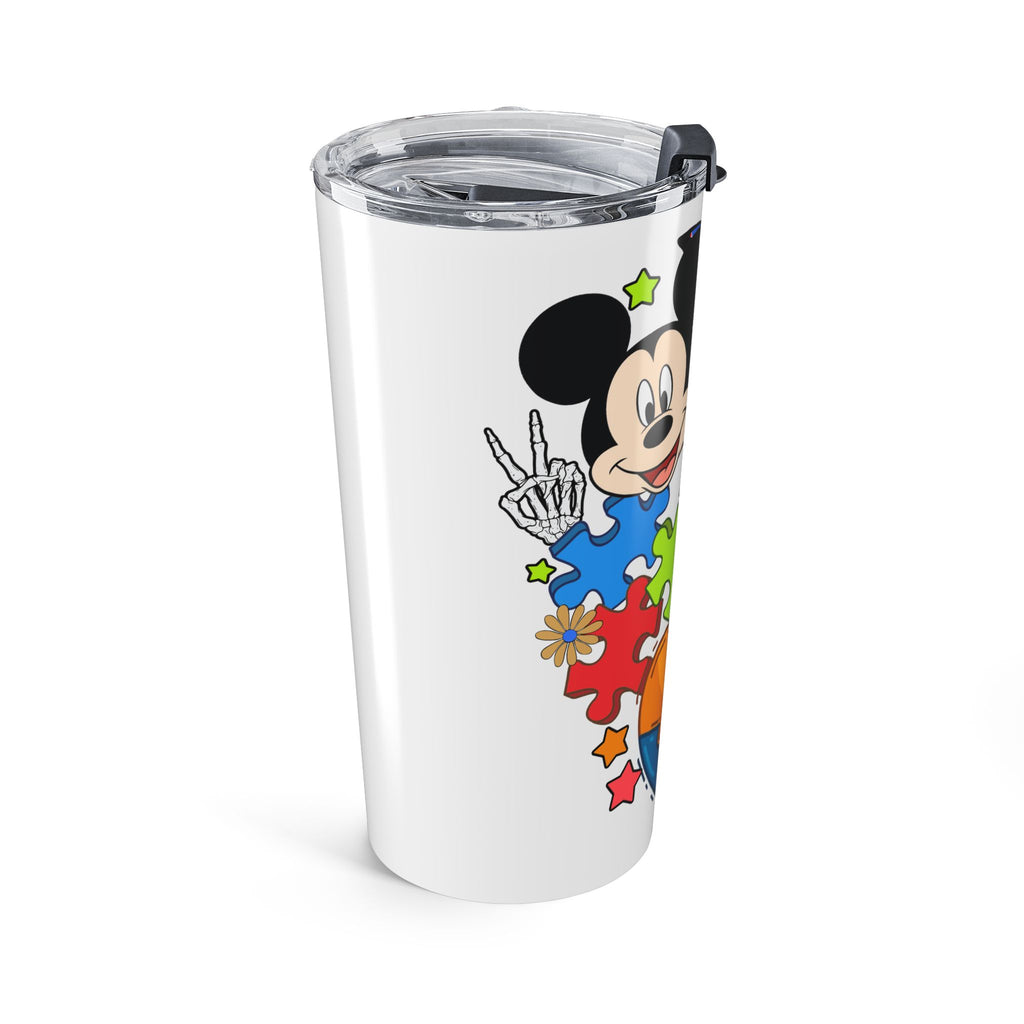 20oz Autism Awareness Tumbler — Powered by Autism Balloon Design