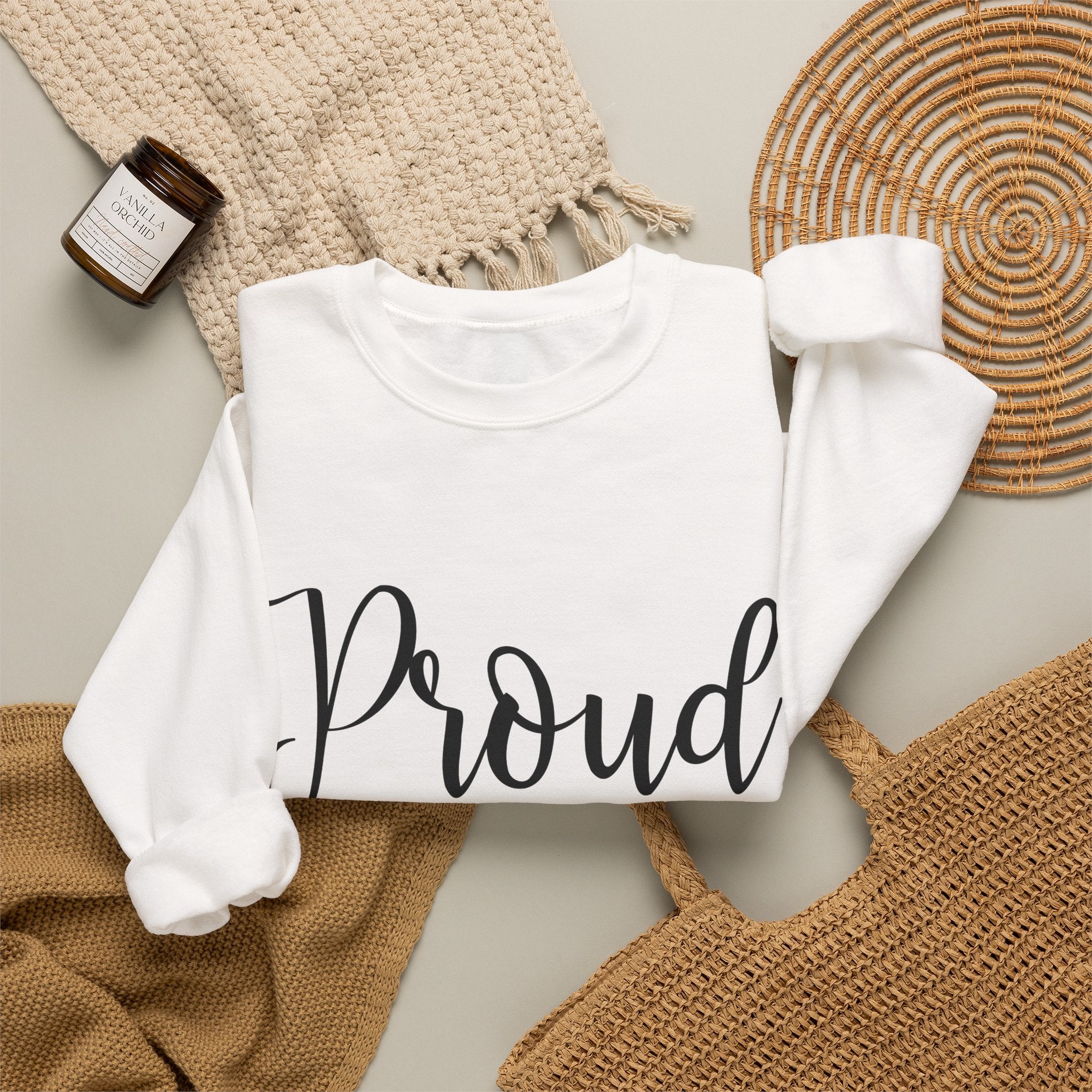 Proud Autism Mom Crewneck Sweatshirt