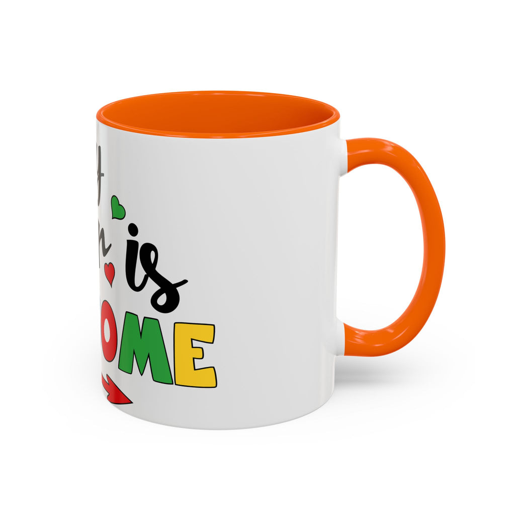 My Sister Is Awesome Coffee Mug — Colorful Heart & Arrow Accent Mug (11/15oz)