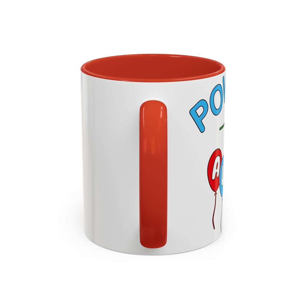 Celebrated Mommy Balloon Accent Coffee Mug — Funny Mom Birthday Gift (11/15oz)