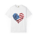 American Flag Heart T-Shirt — Patriotic USA Pride Tee