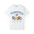 Powered by Autism T-Shirt — Autism Awareness Balloon Graphic Tee