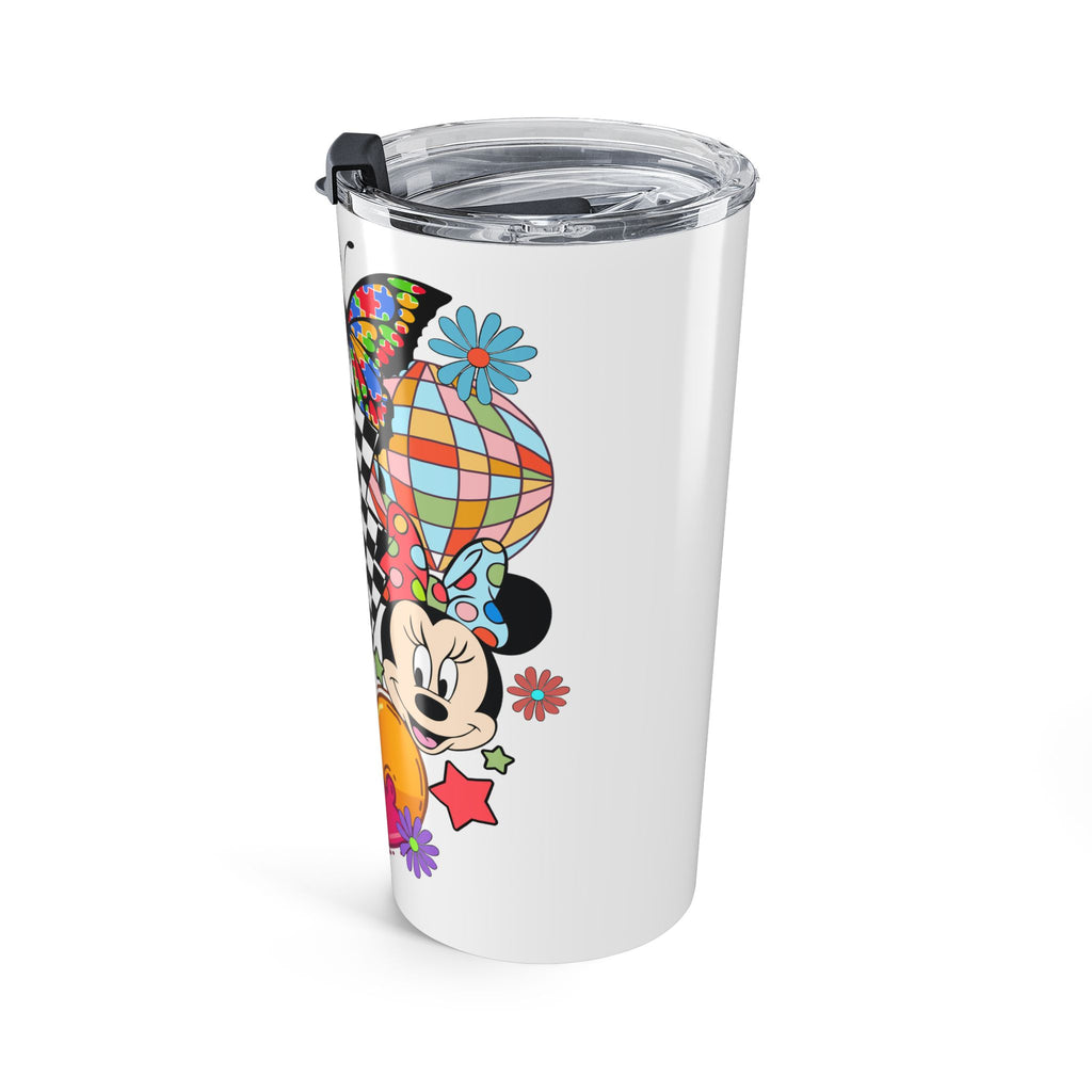 20oz Autism Awareness Tumbler — Powered by Autism Balloon Design