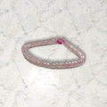 Breast Cancer Awareness Rainbow Loom Bracelet