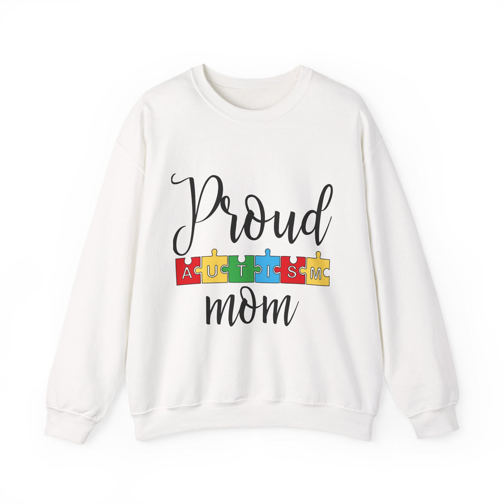 Proud Autism Mom Crewneck Sweatshirt