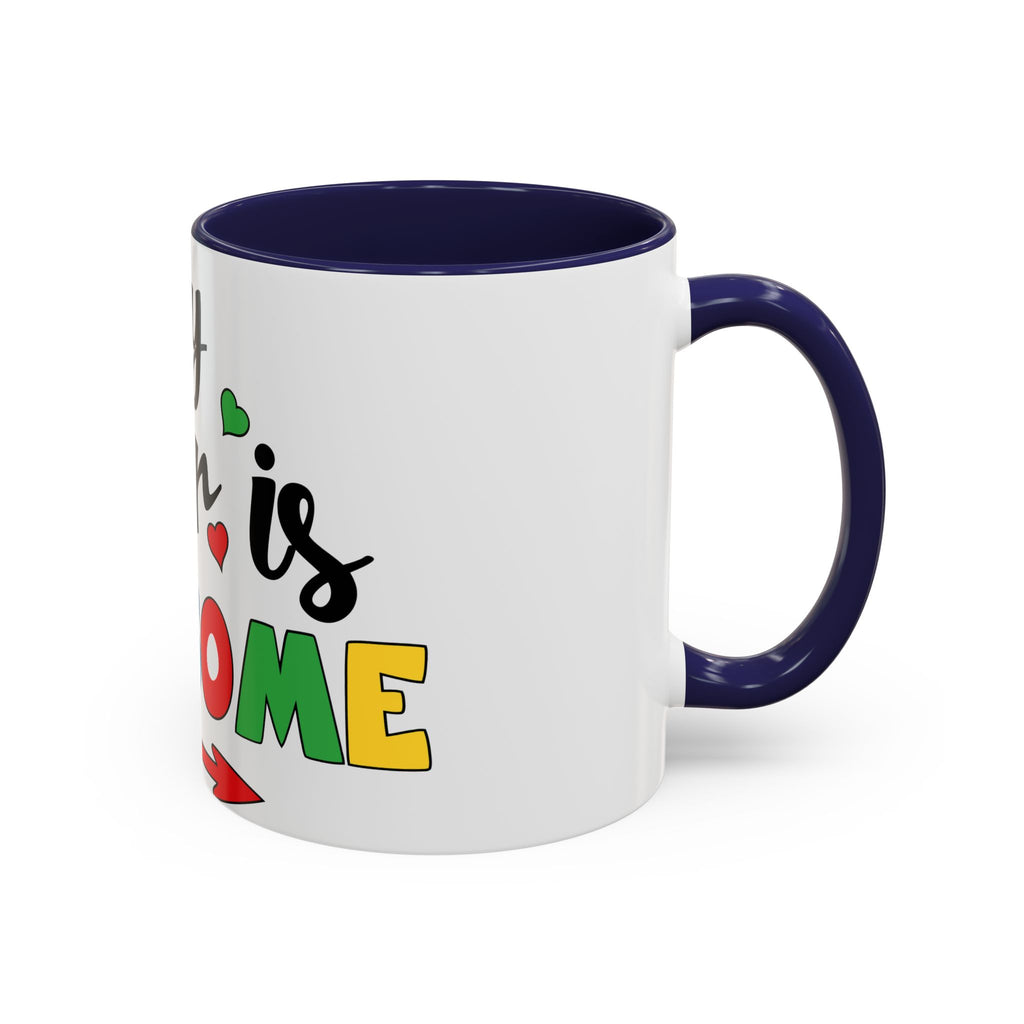 My Sister Is Awesome Coffee Mug — Colorful Heart & Arrow Accent Mug (11/15oz)
